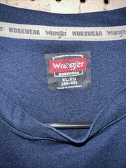 Wrangler Workwear Men’s Short Sleeve Crew T-shirt In Navy XL