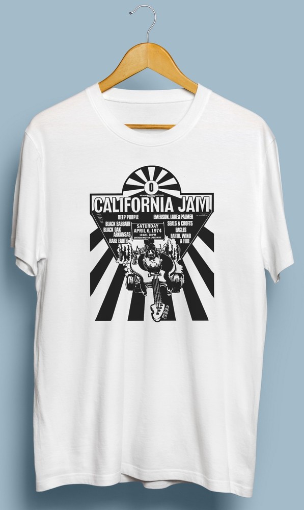 vintage santa monica California Jam 74 T Shirt Size S M L XL 2XL