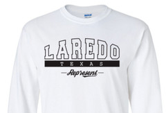Laredo Texas State T-Shirt Long Sleeve Graphic Tees Unisex Apparel