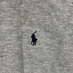 Polo Ralph Lauren Thermal Shirt Men Large Waffle Knit Long Sleeve