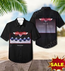 Aerosmith Rocks Album Cover Hawaiian Shirt JU92
