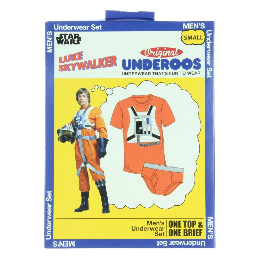 Luke Skywalker Underoos Underwear Set New