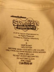 SpongeBob Square Pants Doodle Bob “Me Hoy Minoy” Mens Size XS-S-M-L-XL Shirt