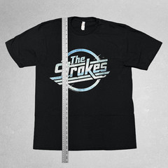 THE STROKES Logo BLACK T-Shirt – Size LARGE – New Without Tags