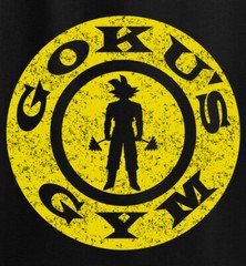 Goku’s Gym T-Shirt Fun Manga Saiyan Anime Fitness Cartoon Saiyan