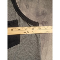 Hype Tank Top Mens Medium Gray Black Ringer Pocket Sleeveless Shirt Streetwear