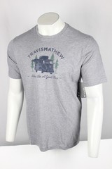 Travis Mathew Men’s Coal Walk Shirt VW Here for a Good Time Short Sleeve L Large
