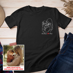 Custom Photo Mom & Kids Unisex T-shirt | Mother’s Day Gifts for Mom