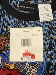 No Boundaries Cyber Nation Shirt Size Medium Vintage Y2K NWT Circuitry