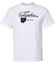 Columbus Ohio State T-Shirt Short Sleeve Graphic Tees Unisex Apparel Design