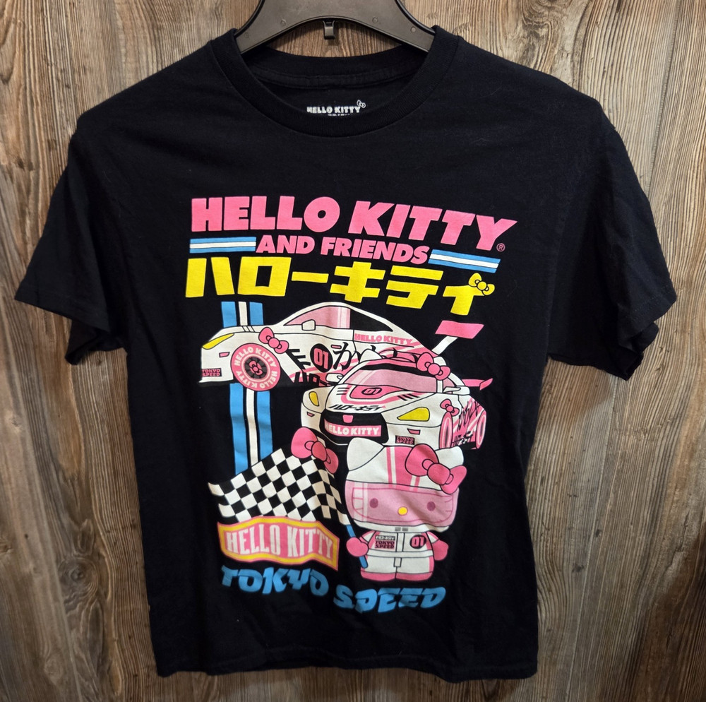 Hello Kitty & Friends by Sanrio Japanese “Tokyo Speed” Graphic T-shirt Size Med