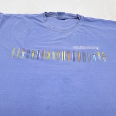 Comfort Colors Pacific Beach Surf Shop T-Shirt XL Blue Surfboards Tee (see photo