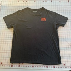 True Religion Multi-Logo Collage Graphic Black T-Shirt