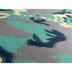 Supreme Arc Logo Woodland Camo T Shirt Green Brown Tee Size L