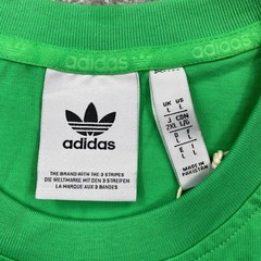 Adidas Trefoil Essentials Tee Energy Green Men’s Size L NWT