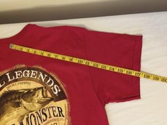 NWT Reel Legends L Men Tee Short Sleeve Shirt Red 100% Cotton Fishing Logo