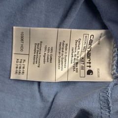 Carhartt Pocket T-Shirt Mens XL Light Blue Loose Fit K87 Short Sleeve Tee