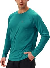 Men’s Rash Guard Swim Shirt UPF 50+ Long Sleeve Quick Dry Lightweight