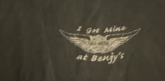 Harley Motorcycle Shirt Off Brand Black T-Shirt Size XL Double Sided Tee HD Worn