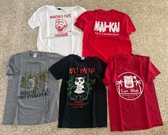 lot of men’s shirts Retro Tiki Restaurant Military SOFFEE Wo Hop Mai Kai Lun Wah