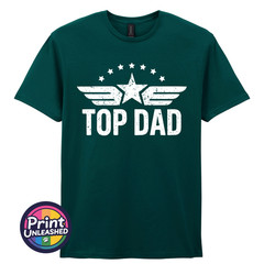 Classic Top Dad Tee Funny Dad T Shirt Retro Print Father’s Day Gift for Dad Tee