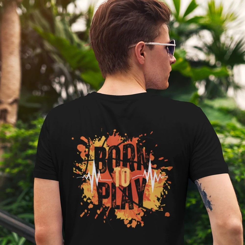 Men Printed classic fit round neck T-shirt Casual and Stylish