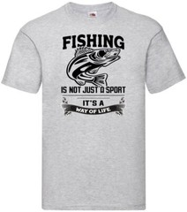 Fishing Sport Way Of Life Humour Novelty T Shirt Various Colours And Sizes
