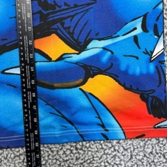 Marvel X-Men Beast Oversized Shirt Men XXXL Blue All Over Print Retro Bait 3XL