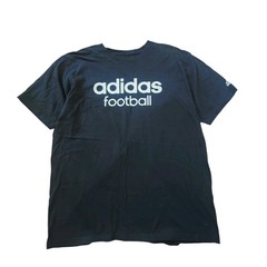 Adidas Football The Go-To Tee Black Graphic T-Shirt Mens XL Cotton Athleisure