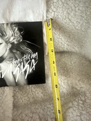 LADY GAGA F***ING FAMOUS CAUSE I WAS BORN THIS WAY WHITE TANK TEE PICS SMALL