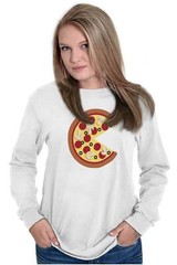 Foodie Boyfriend Girlfriend Couples Gift Long Sleeve Tshirt for Men or Women