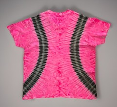 *New* 2XL – Sm Handmade Tie Dye, Pink Black Bender, Crew or V-Neck