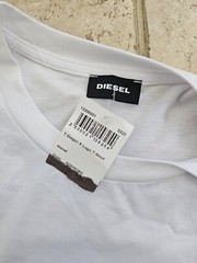 Diesel T-Diegor K47 T-Shirt Men’s 2XL White Regular Fit BNWT Graphic