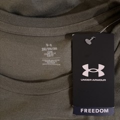 Under Armour 1389920 UA Men’s Freedom Snake Knife Cotton OD Green T-Shirt Sz XXL