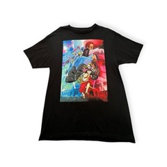 Ripple Junction Black Crew Neck Short Sleeve Cotton Men All Seasons T-Shirt L