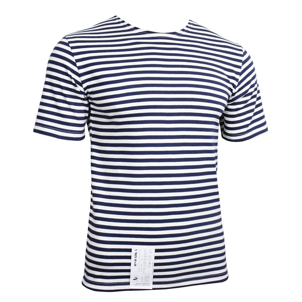 Russian Navy Telnyashka – Blue Striped T-Shirt Sailor Naval Cotton Genuine New