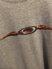 Vintage 90s Y2k Oakley Squid Octopus Graphic Shirt Medium Large Rare Surf Skate