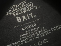 STREET FIGHTER Shirt Video Game Movie Bait Brand MEN AKUMA TEE Black