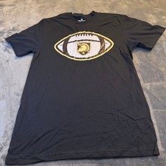 Fanatics Black Army Black Knights Football T Shirt Men’s Size Medium