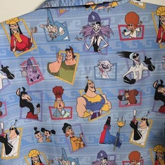 RSVLTS Disney Emporer’s New Groove “Boom Baby” Kunuflex XL Button Up Shirt