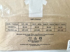Dockers XLT Big & Tall 100% Cotton Crew neck T-shirts 3-Pack New w/Package White