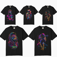 Pop Neon Graffiti Graphic Tee, Comfort Colors T Shirt, Unisex Streetwear Tee