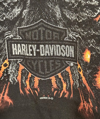 Vintage Harley-Davidson Concord NC 2004 Men’s XL Black Holoubek S/S T-Shirt Tee