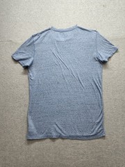 American Eagle Outfitters Men T Shirt M Blue Heather Classic Fit Short Sleeve