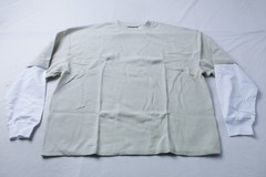 ASOS DESIGN Men’s Oversized Waffle Pattern T-Shirt JL3 Beige Size XL NWT