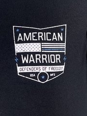 Howitzer Style Men’s T-Shirt American Warrior Military Grunt MFG