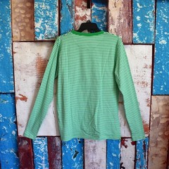 Unisex Denim & Flower Leprechaun St Patrick’s Day Shirt Long Sleeve MEDIUM Green