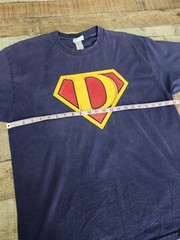 Vtg Discovery Channel Store Super Dad T Shirt Sz XL Navy Blue Good Shape