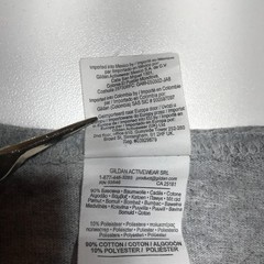 Gildan Heavy Cotton Tank Top Mens M Tear Away Gray Mao Tou Ying “Owl” Chinese