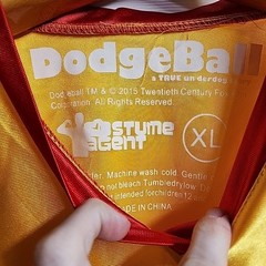 Dodgeball Average Joes Costume Agent Jersey – Mens XL